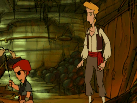 The Curse of Monkey Island na Tab5 bez trybu CRT: czysty obraz